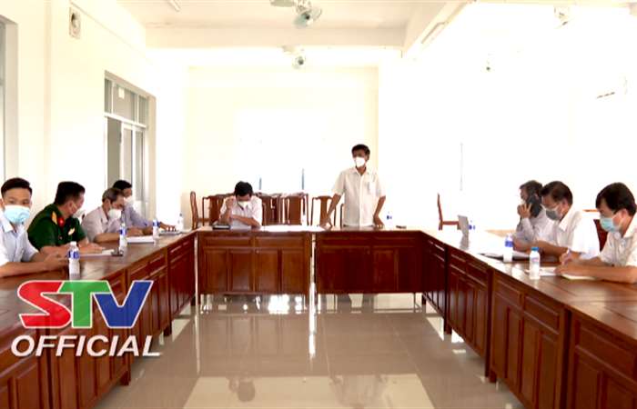 Bí thư Tỉnh ủy Sóc Trăng làm việc với huyện Trần Đề về công tác phòng, chống dịch