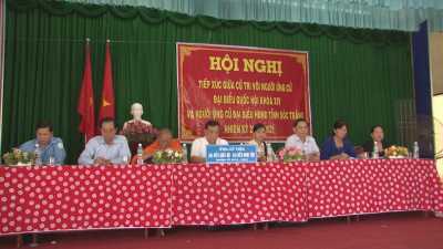 Bí thư Tỉnh ủy Sóc trăng  Nguyễn Văn Thể tiếp xúc cử tri phường 7 – TPST