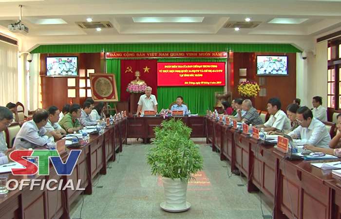 Bí thư Tỉnh ủy Sóc Trăng tiếp và làm việc với Đoàn kiểm tra Ban Chỉ đạo Trung ương về thực hiện công tác dân tộc