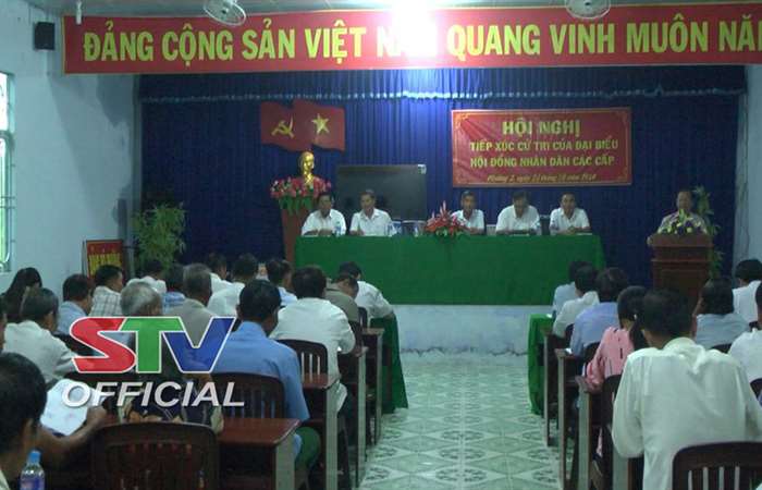 Đại biểu HĐND tỉnh Sóc Trăng tiếp xúc cử tri tại Phường 2, thị xã Vĩnh Châu