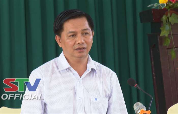 Chủ tịch UBND tỉnh khảo sát tình hình kinh tế - xã hội tại huyện Mỹ Xuyên
