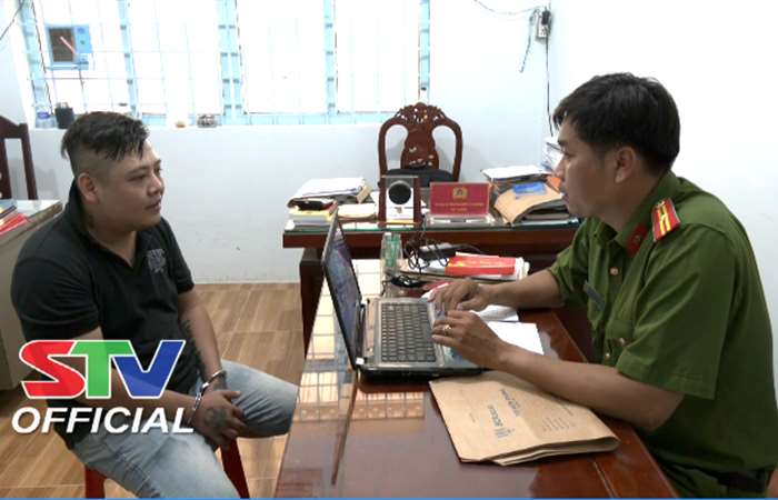 Công an huyện Cù Lao Dung, TP. Sóc Trăng bắt quả tang các đối tượng có hành vi tàng trữ trái phép chất ma túy 
