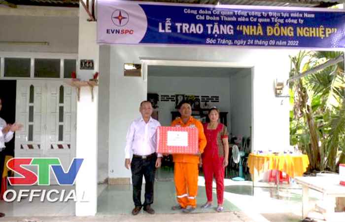 Công đoàn Điện lực huyện Châu Thành tặng “Nhà đồng nghiệp” cho công đoàn viên  