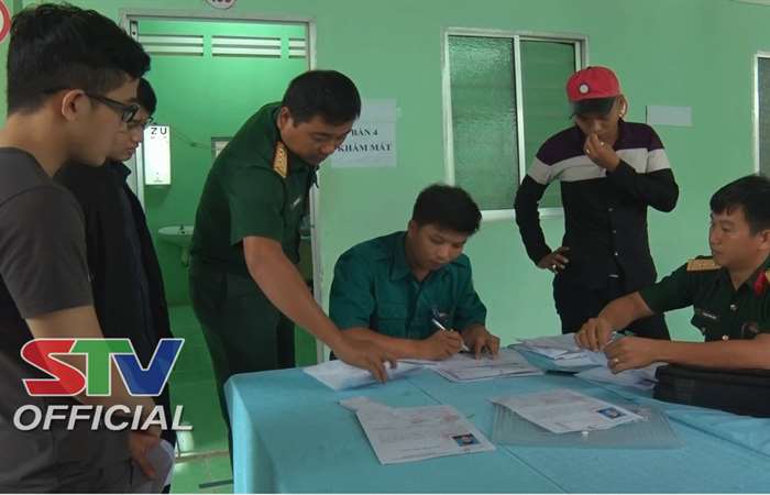 Cù Lao Dung: khám tuyển nghĩa vụ quân sự 2019