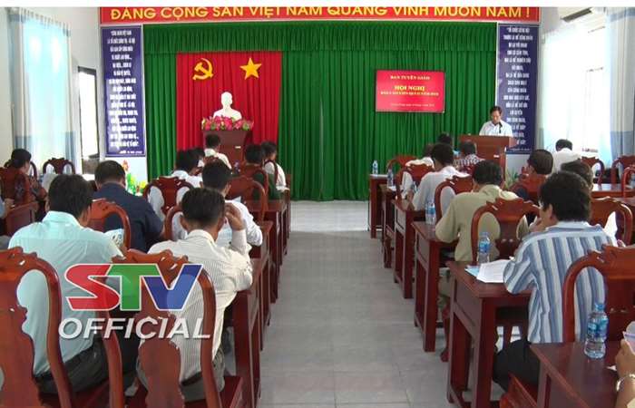 Cù Lao Dung tổ chức Hội nghị Báo cáo viên quý 1/2018