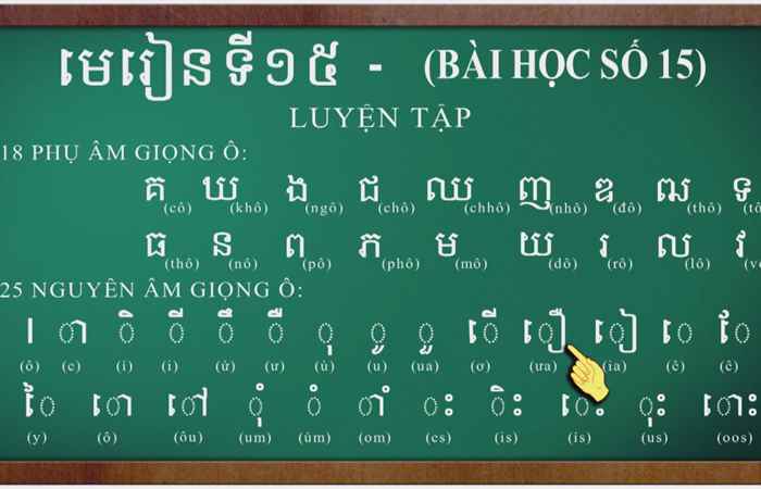 Cùng học tiếng Khmer - Bài 15. Hướng dẫn: Thạc sĩ Danh Mến (16-01-2022)