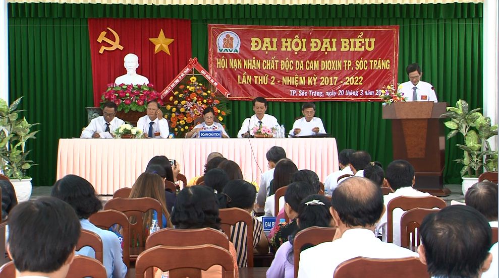 Hội Nạn nhân chất độc da cam/dioxin thành phố Sóc Trăng tổ chức đại hội.