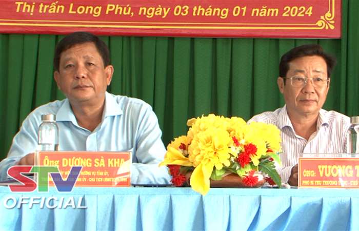 Đại biểu HĐND 3 cấp tiếp xúc cử tri Thị trấn Long Phú