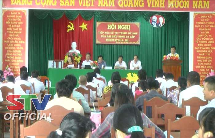  Đại biểu HĐND 3 cấp tỉnh Sóc Trăng tiếp xúc cử tri xã Tân Long, thị xã Ngã Năm