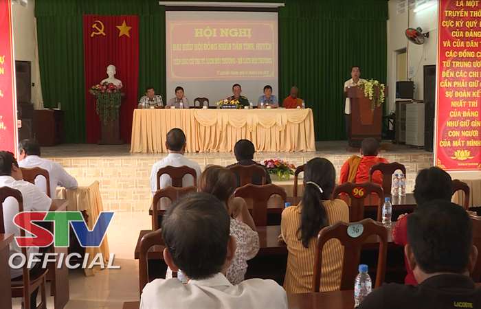  Đại biểu HĐND tỉnh Sóc Trăng tiếp xúc cử tri tại huyện Trần Đề