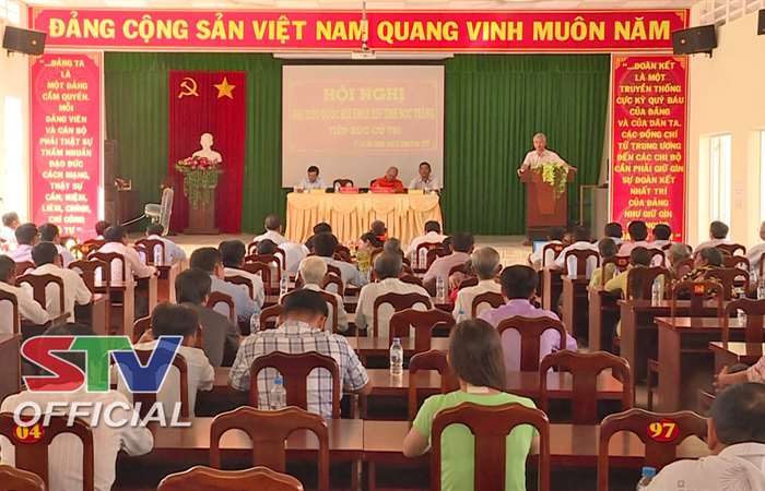 Đại biểu Quốc hội tỉnh Sóc Trăng tiếp xúc cử tri tại thị trấn Lịch Hội Thượng