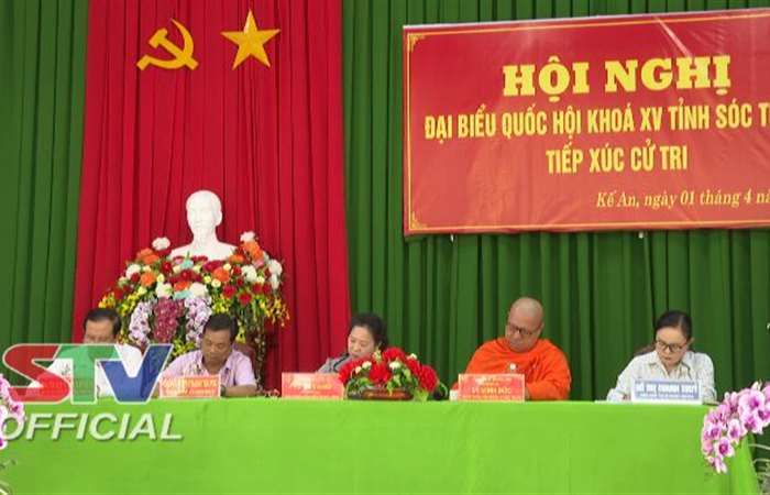 Đại biểu Quốc hội tỉnh Sóc Trăng tiếp xúc cử tri xã Kế An, huyện Kế Sách