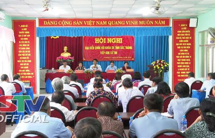 Đại biểu Quốc hội tỉnh Sóc Trăng tiếp xúc cử tri phường 8  