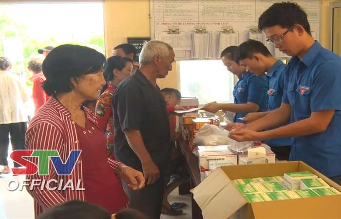 Hội Chữ thập đỏ tỉnh Sóc Trăng: Khám bệnh, cấp thuốc, tặng quà tại xã An Thạnh Nhất