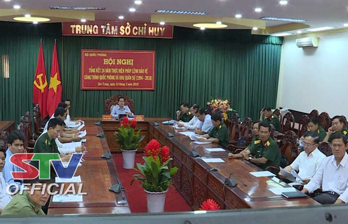 Hội nghị trực tuyến Tổng kết 24 năm thực hiện Pháp lệnh Bảo vệ công trình quốc phòng và khu quân sự