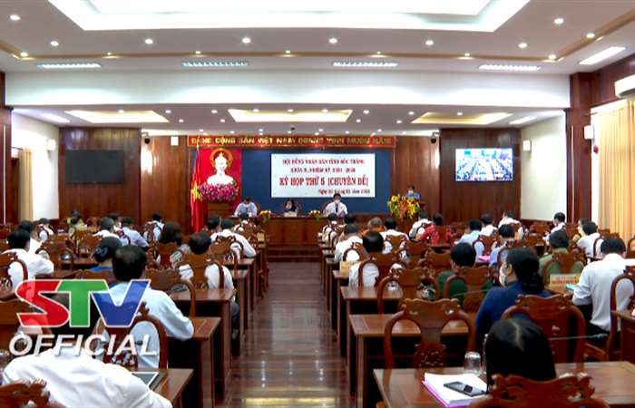 Khai mạc Kỳ họp thứ 5 (Chuyên đề), HĐND tỉnh Sóc Trăng, Khoá X, nhiệm kỳ 2021 - 2026
