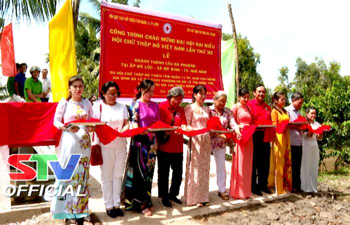 Khánh thành cầu nông thôn tại ấp Mỹ Lộc, xã Mỹ Bình, TX. Ngã Năm