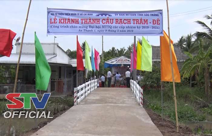 Khánh thành cầu Rạch Trâm- Đê xã An Thạnh Nhất