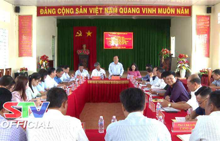 Khảo sát tình hình triển khai thực hiện pháp luật về hộ tịch, chứng thực tại huyện Trần Đề 