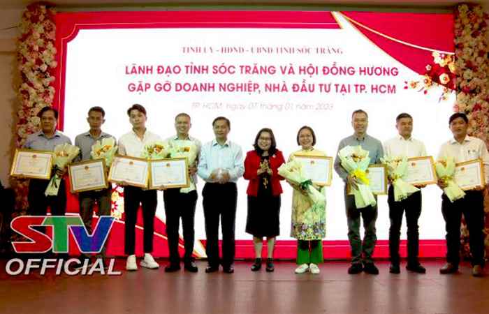 Lãnh đạo tỉnh Sóc Trăng gặp gỡ doanh nghiệp, nhà đầu tư tại TP. Hồ Chí Minh