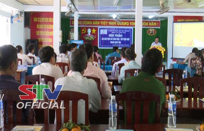 Long Phú hội thảo an toàn điện, tiết kiệm điện năm 2018