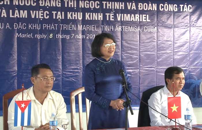 Phó Chủ tịch nước Đặng Thị Ngọc Thịnh thăm chính thức Cuba