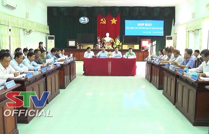 Thạnh Trị tổ chức họp báo tình hình Tết Nguyên đán Kỷ Hợi 2019 