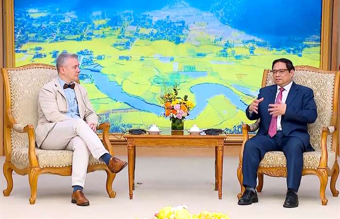 Thủ tướng Chính phủ Phạm Minh Chính tiếp Đại sứ Vương quốc Bỉ