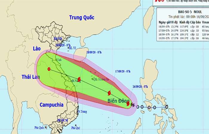 Tin bão trên Biển Đông