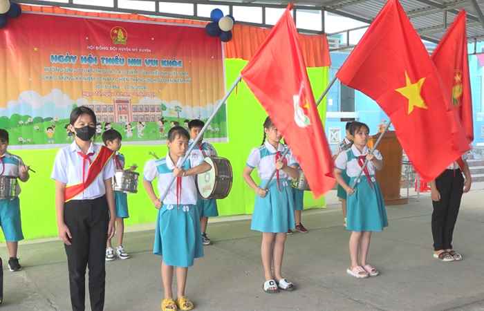 Mỹ Xuyên: Ngày hội Thiếu nhi vui khỏe tại trường Tiểu học Ngọc Tố II