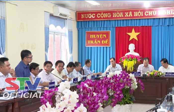 Trần Đề: Lãnh đạo tỉnh Sóc Trăng kiểm tra tiến độ giải phóng mặt bằng Dự án Cao tốc trên địa bàn huyện