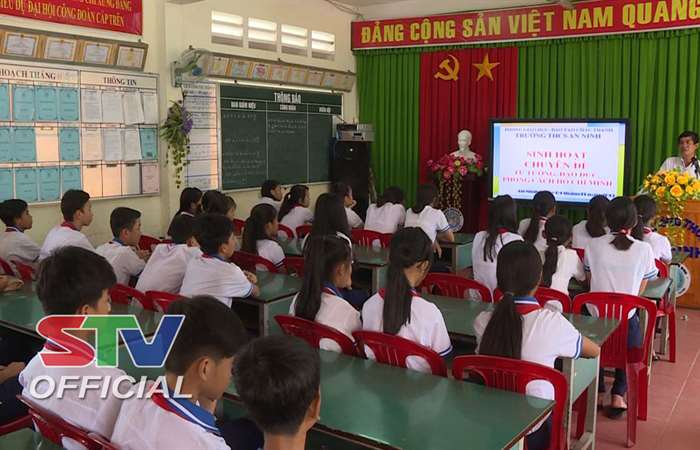 Trường THCS An Ninh, huyện Châu Thành, làm theo Bác 