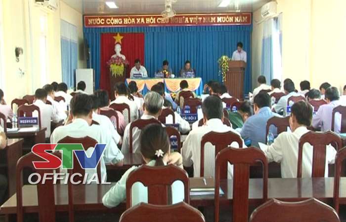 UBND huyện Trần Đề sơ kết tình hình kinh tế-xã hội tháng 10