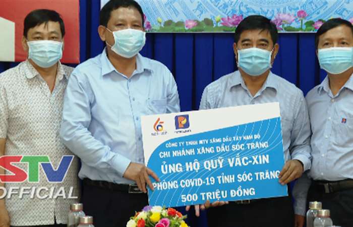 Ủy ban MTTQ Việt Nam tỉnh Sóc Trăng tiếp nhận 900 triệu đồng ủng hộ phòng, chống dịch COVID-19