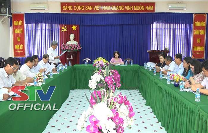 Ủy ban MTTQ Việt Nam tỉnh Sóc Trăng tổ chức báo cáo tình hình quý 1/2018