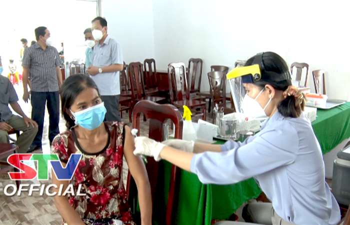 Vĩnh Châu khẩn trương tiêm mũi bổ sung vaccine phòng COVID-19