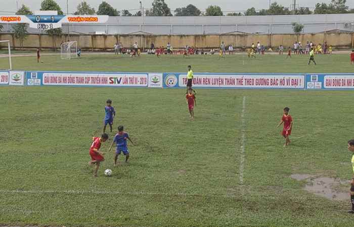 Vòng bảng Bóng đá Nhi đồng tranh CUP STV Đội An Thạnh 3 Vs Thuận Hưng hiệp 1 29-06-2019