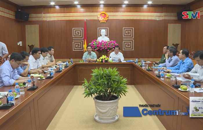 Lãnh đạo tỉnh họp bàn về tạo điều kiện để tuyến tàu cao tốc Trần Đề - Côn Đảo hoạt động thuận lợi