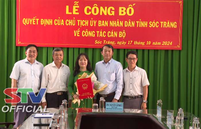 Bà Đinh Thị Thái Hà được bổ nhiệm giữ chức vụ Hiệu trưởng Trường Cao đẳng Cộng đồng Sóc Trăng 