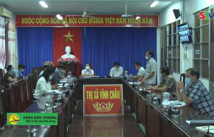 Ban chỉ đạo phòng chống dịch bệnh covid 19 thị xã Vĩnh Châu họp khẩn