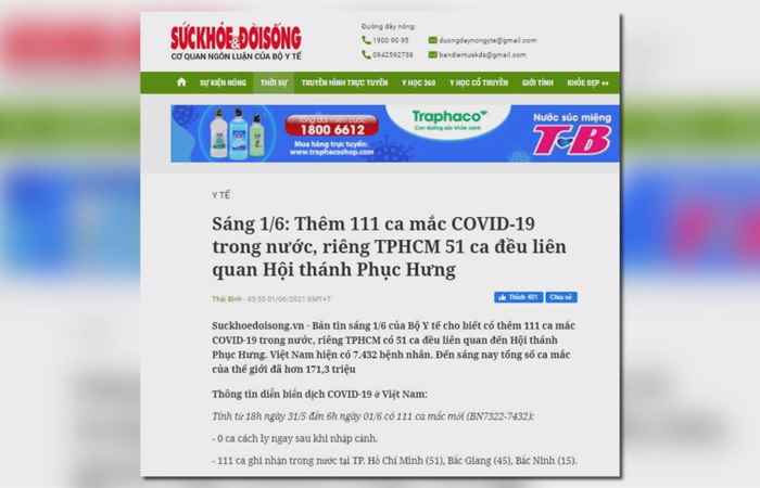 Bản tin chung tay phòng, chống Covid - 19 (02-06-2021)