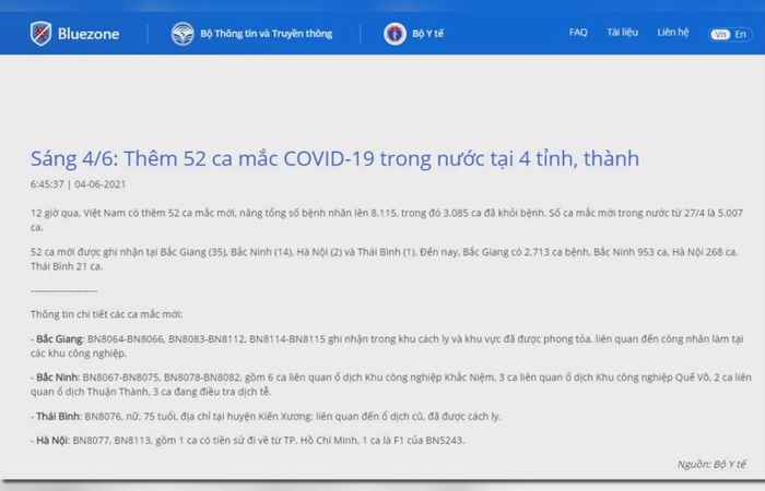 Bản tin chung tay phòng, chống Covid - 19 (04-06-2021)