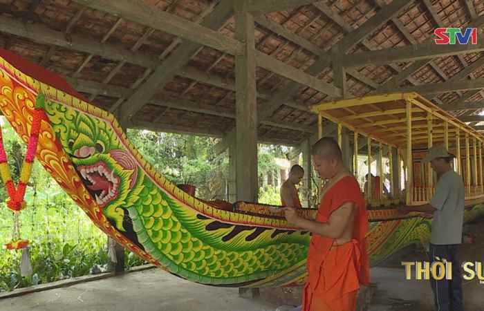 Các chùa chuẩn bị hội thi ghe Kà hâu