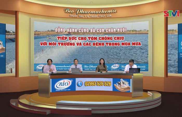 Chương trình tọa đàm BIO - Đồng hành cùng bà con chăn nuôi : Tiếp sức cho tôm chống chịu với môi trường và các bệnh trong mùa mưa 21-07-2018