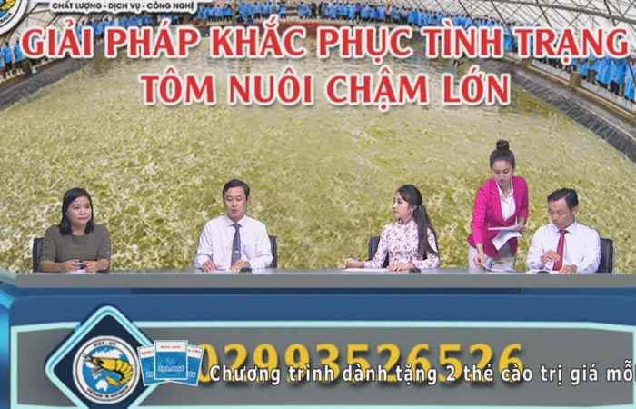 Chương trình tọa đàm - Giải pháp khắc phục tình trạng tôm nuôi chậm lớn (26-09-2020)