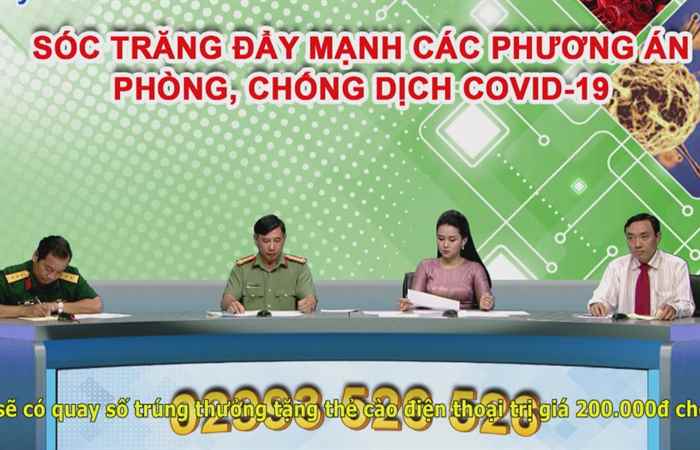 Chương trình tọa đàm Nhịp cầu sức khỏe: Sóc Trăng dẩy mạnh các phương án phòng, chống dịch Covid -19 (04-06-2021)