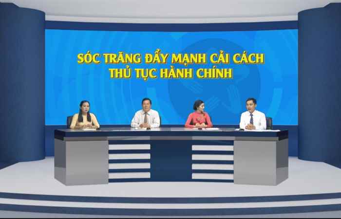 Chương trình tọa đàm Sóc Trăng đẩy mạng thủ tục cải cách hành chính 02-06-2017