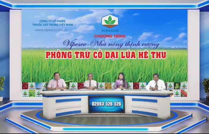 Chương trình tọa đàm Vipesco - Phòng trừ cỏ dại lúa hè thu  18-05-2017