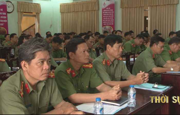 Công an tỉnh Sóc Trăng sơ kết 6 tháng đầu năm 2017