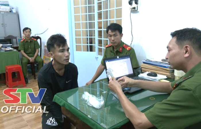 Cù Lao Dung: Công an bắt đối tượng mua bán trái phép ma túy
